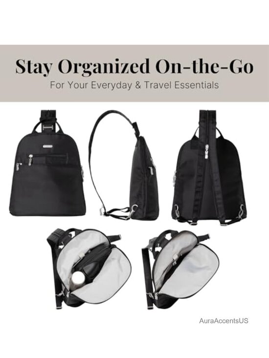 Mini Convertible Backpack Purse with RFID Protection - Lightweight Machine main image 4